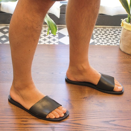 Ciabatte uomo pelle - ciabatte, da