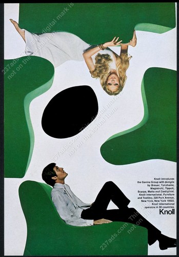 1970 knoll mobili - knoll, matta