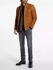 Giacca blazer uomo vera pelle