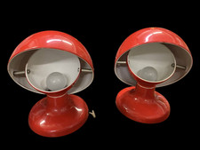 2 lampade space age rosse "Jucker" design  Afra e Tobia Scarpa per Flos