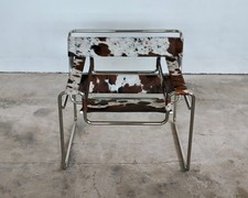 POLTRONA WASSILY, MARCEL BREUER PER KNOLL,CAVALLINO