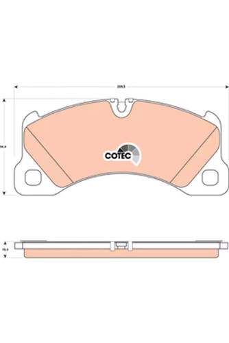 Kit pastiglie freno - , anteriore