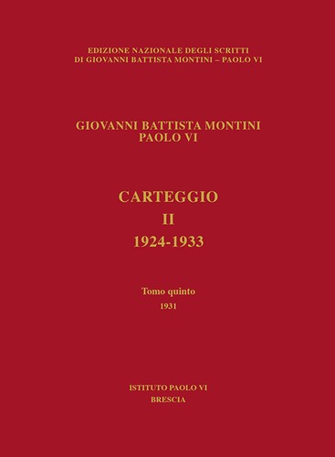 Carteggio 1924 1933 vol - 5,