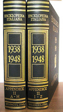 TRECCANI Enciclopedia Italiana APPENDICE II Seconda 1938-1948 2 Volumi