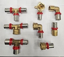 RACCORDI A PRESSARE/PINZARE PER TUBO MULTISTRATO ACQUA 16-20-26-32-40