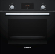 Forno da incasso Bosch Serie 2 HBF133BA0 60x60cm Nero Classe A 66 L 3D Ecoclean