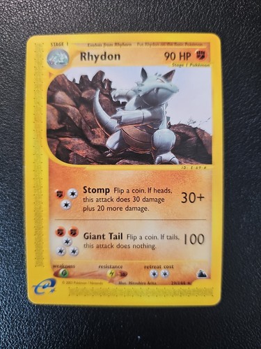Carta pokemon rhydon - pokemon,