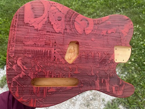 Corpo stile telecaster inciso - corpo,
