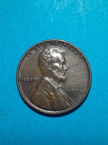 One cent 1950 penny - one,