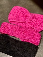 Bandane fatte a mano a uncinetto per Ragazze/Bambine vari colori.