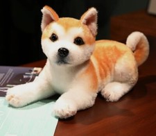 NUOVO Akita cane 10 pollici peluche giocattolo bambola bambini regali