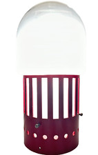 ❤️ COPPIA LAMPADA TAVOLO TABLE LAMP LAMPE VINTAGE SPACE AGE RADICAL VETRO ANNI