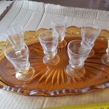Antique Glass Liquor Rose Oil