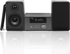 Impianto Stereo Casa Sistema 100W Micro Hi-Fi Compatto Con Lettore CD, Bluetooth