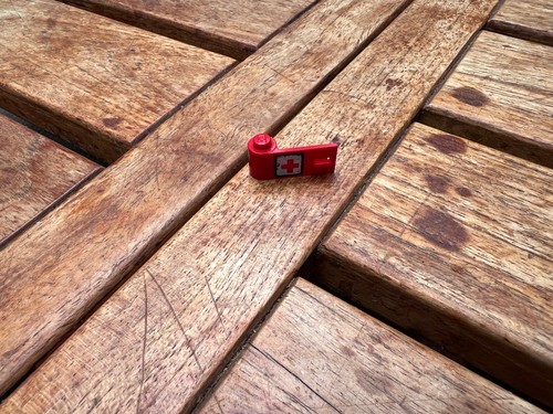 Porte lego red door ref - red, 3822