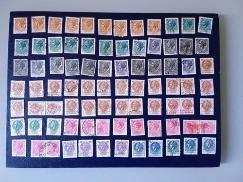 228 francobolli accumulo - , serie