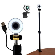 Autofocus webcam con luce ad