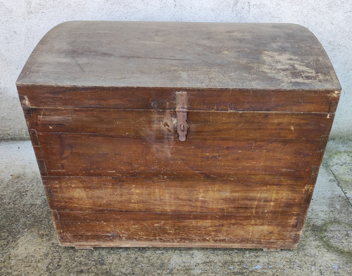 Baule bombato epoca - bombato, d'epoca