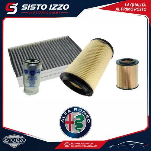 Kit filtri tagliando alfa - kit,