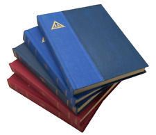5 CLASSIFICATORI "KK" 10 pg. x 4 + 8 pg. x 1 COLORE BLU/ROSSO  BUONO STATO
