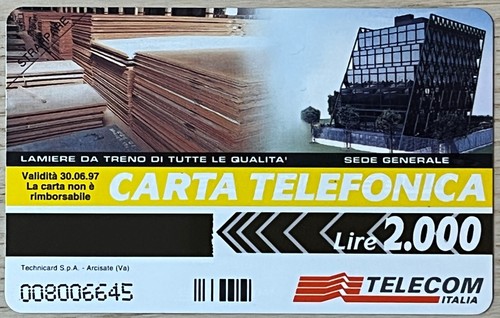 Carta telefonica manni - carta,