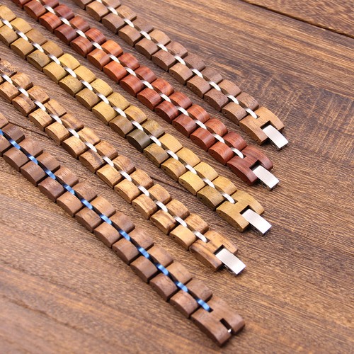 Bracciale legno fatto a - bracciale, in
