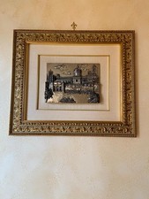 Quadro Laminato In Argento