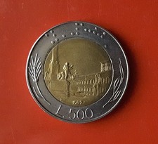 500 LIRE 1989 VARIANTE FIRMA