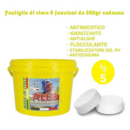 Cloro pasticche multifunzione - cloro,