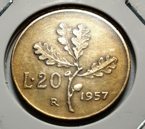 Moneta lire del - lire, 1957