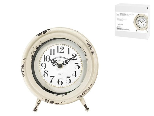 Orologio tavola metallo - h&h,