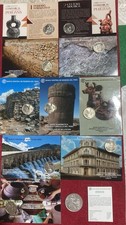 10 ESTUCHES MONEDAS DE PERÚ Y