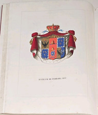 1843 ARALDICA STEMMA FAMIGLIA