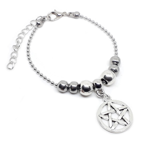 Bracciale con pentacolo - con, stella