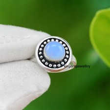 Anello regalo fatto a mano in argento sterling 925 con pietra preziosa...