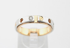Anello oro rosso-bianco 750 18