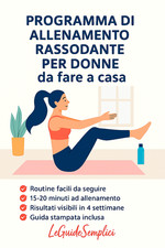Programma di Allenamento Rassodante per Donne da Fare a Casa