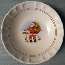 Insalatiera Zuppiera Ceramica Castellania Tema Natale Made in Italy Vintage