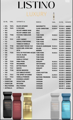 Promo chogan profumi luxury - profumi,