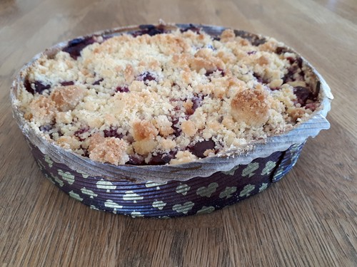 Torta ciliegie con spargi - di,