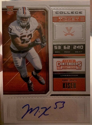 Micah kiser virginia football - kiser,