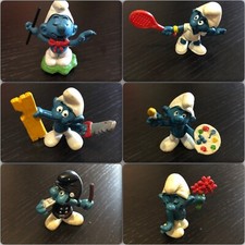 Lotto 12 Puffi Anni 70/80 Schleic Peyo Vintage