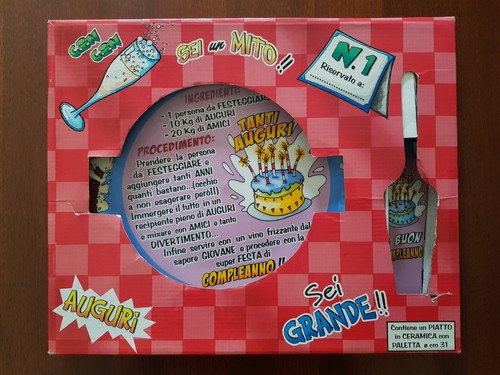 Set piatto per - torta, e