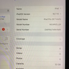 Apple iPad Pro 9,7" 32 GB