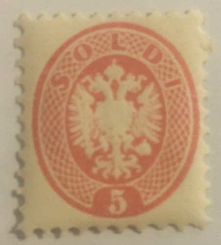 Francobollo austria 1863 - francobollo,