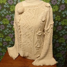 Maglione vintage panna