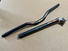 MANUBRIO EASTON MONKEYLITE CT2 CARBONIO & EC70 CARBONIO REGGISELLA ABITACOLO BICI MTB!