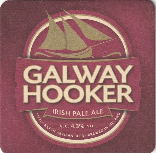 Beer mat galway hooker - beer,