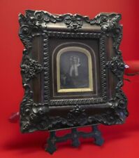 ? Antica foto in rilievo su vetro No Dagherrotipo-Ambrotipo