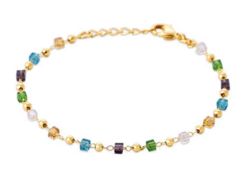 Bracciale perle cristallo - perle,